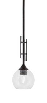 Uptowne One Light Mini Pendant in Dark Granite (200|320-DG-4100)