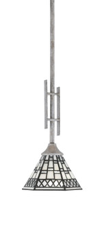 Uptowne One Light Mini Pendant in Aged Silver (200|320-AS-9105)