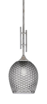 Uptowne One Light Mini Pendant in Aged Silver (200|320-AS-4902)