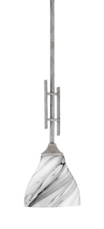 Uptowne One Light Mini Pendant in Aged Silver (200|320-AS-4769)