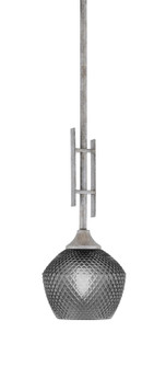 Uptowne One Light Mini Pendant in Aged Silver (200|320-AS-4622)