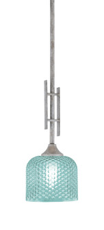 Uptowne One Light Mini Pendant in Aged Silver (200|320-AS-4615)