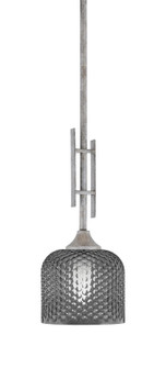 Uptowne One Light Mini Pendant in Aged Silver (200|320-AS-4612)