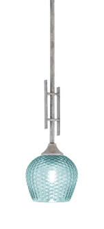 Uptowne One Light Mini Pendant in Aged Silver (200|320-AS-4605)