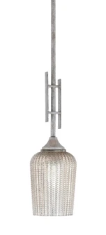Uptowne One Light Mini Pendant in Aged Silver (200|320-AS-4253)