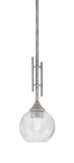 Uptowne One Light Mini Pendant in Aged Silver (200|320-AS-4102)