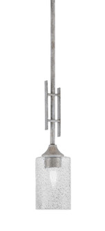 Uptowne One Light Mini Pendant in Aged Silver (200|320-AS-3002)