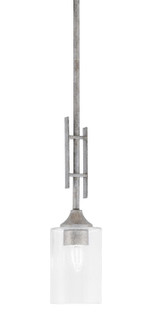 Uptowne One Light Mini Pendant in Aged Silver (200|320-AS-300)