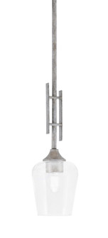 Uptowne One Light Mini Pendant in Aged Silver (200|320-AS-210)