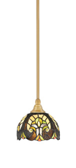 Stem One Light Mini Pendant in New Age Brass (200|23-NAB-9945)