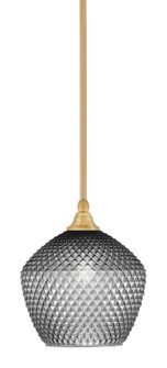 Stem One Light Mini Pendant in New Age Brass (200|23-NAB-4922)