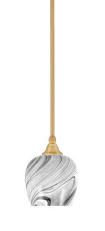 Stem One Light Mini Pendant in New Age Brass (200|23-NAB-4819)