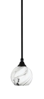 Stem One Light Mini Pendant in Matte Black (200|23-MB-4109)
