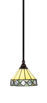 Stem One Light Mini Pendant in Black Copper (200|23-BC-9405)