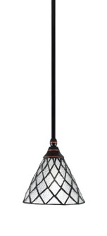 Stem One Light Mini Pendant in Black Copper (200|23-BC-9185)