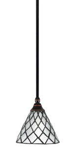 Stem One Light Mini Pendant in Black Copper (200|23-BC-9185)