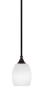 Stem One Light Mini Pendant in Black Copper (200|23-BC-615)