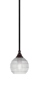 Stem One Light Mini Pendant in Black Copper (200|23-BC-5110)