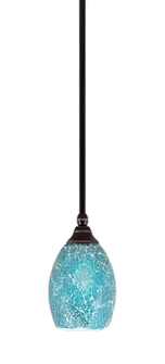 Stem One Light Mini Pendant in Black Copper (200|23-BC-5055)