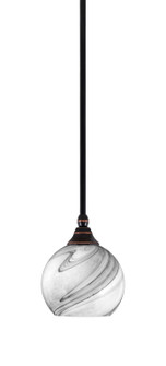Stem One Light Mini Pendant in Black Copper (200|23-BC-4109)