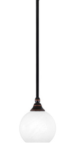 Stem One Light Mini Pendant in Black Copper (200|23-BC-4101)