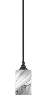 Stem One Light Mini Pendant in Black Copper (200|23-BC-3009)