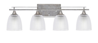 Uptowne Four Light Bath Bar in Aged Silver (200|134-AS-500)