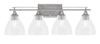 Uptowne Four Light Bath Bar in Aged Silver (200|134-AS-4760)