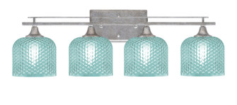Uptowne Four Light Bath Bar in Aged Silver (200|134-AS-4615)
