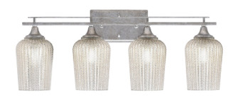 Uptowne Four Light Bath Bar in Aged Silver (200|134-AS-4253)