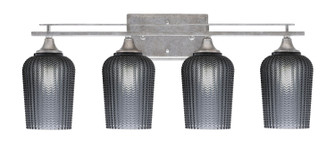 Uptowne Four Light Bath Bar in Aged Silver (200|134-AS-4252)