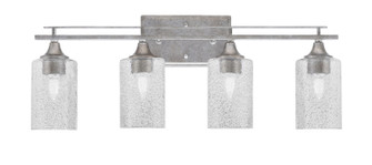 Uptowne Four Light Bath Bar in Aged Silver (200|134-AS-3002)