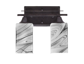 Uptowne Two Light Bath Bar in Dark Granite (200|132-DG-549)