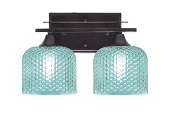Uptowne Two Light Bath Bar in Dark Granite (200|132-DG-4615)