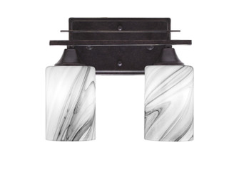 Uptowne Two Light Bath Bar in Dark Granite (200|132-DG-3009)