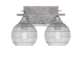 Uptowne Two Light Bath Bar in Aged Silver (200|132-AS-5110)