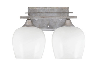 Uptowne Two Light Bath Bar in Aged Silver (200|132-AS-4811)