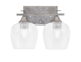 Uptowne Two Light Bath Bar in Aged Silver (200|132-AS-4810)