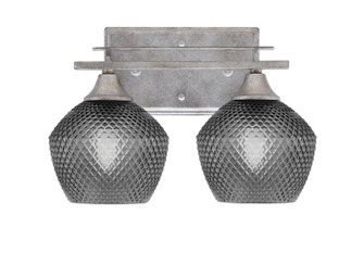 Uptowne Two Light Bath Bar in Aged Silver (200|132-AS-4622)