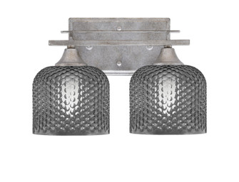Uptowne Two Light Bath Bar in Aged Silver (200|132-AS-4612)