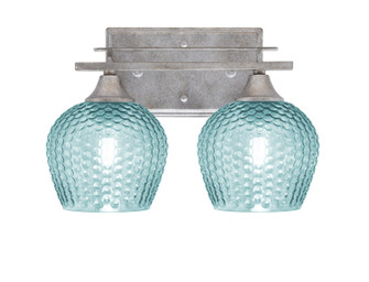 Uptowne Two Light Bath Bar in Aged Silver (200|132-AS-4605)