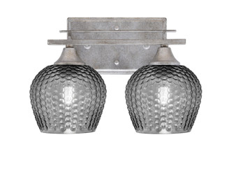 Uptowne Two Light Bath Bar in Aged Silver (200|132-AS-4602)