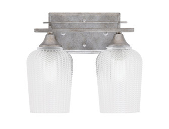 Uptowne Two Light Bath Bar in Aged Silver (200|132-AS-4250)