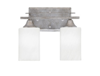 Uptowne Two Light Bath Bar in Aged Silver (200|132-AS-3001)