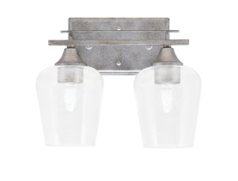 Uptowne Two Light Bath Bar in Aged Silver (200|132-AS-210)