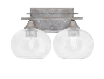 Uptowne Two Light Bath Bar in Aged Silver (200|132-AS-202)