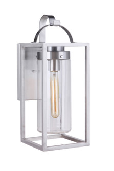 Neo One Light Outdoor Wall Mount in Satin Aluminum (46|ZA4824-SA)