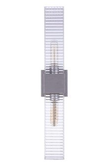 Ridge Two Light Outdoor Wall Mount in Satin Aluminum (46|ZA4510-SA)