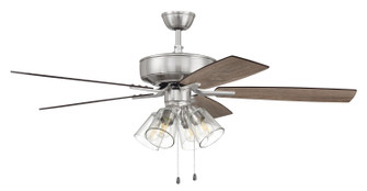 Pro Plus 104 52'' Ceiling Fan in Brushed Polished Nickel (46|P104BNK5-52DWGWN)