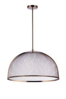 Sculptural Statement Pendants LED Pendant in Satin Brass (46|P1005SB-LED)